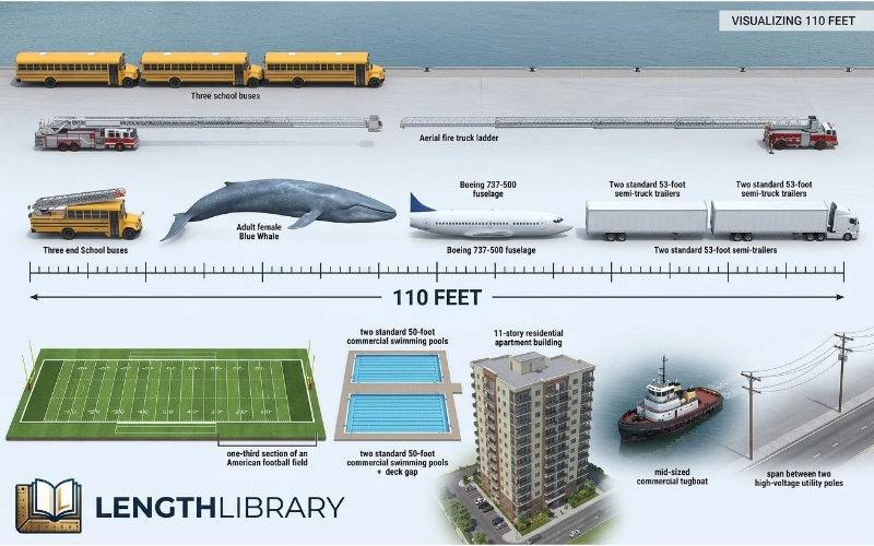 Things that are 110 feet Long