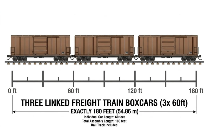 Objects that are 180 feet long