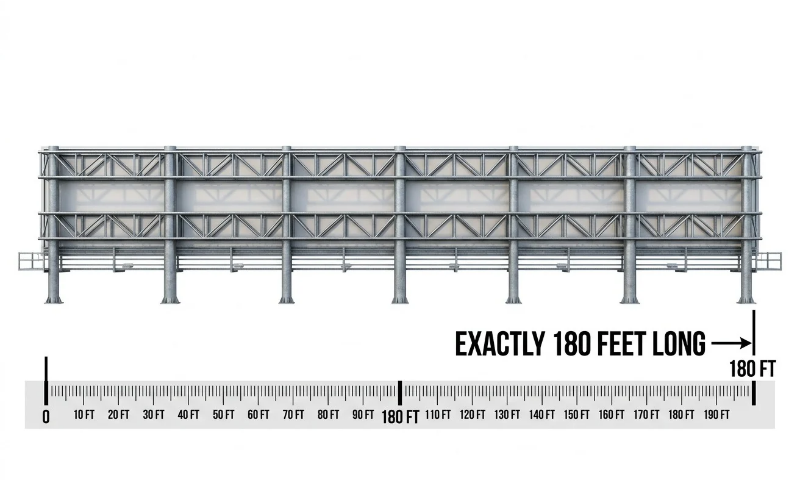 Objects that are 180 feet long