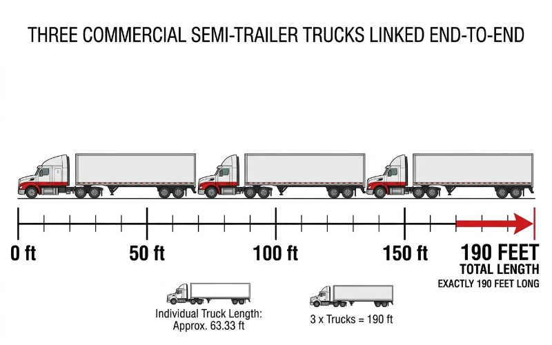 Things that are 190 feet Long