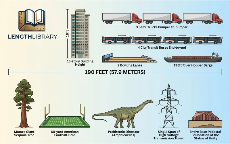 Things that are 190 feet Long