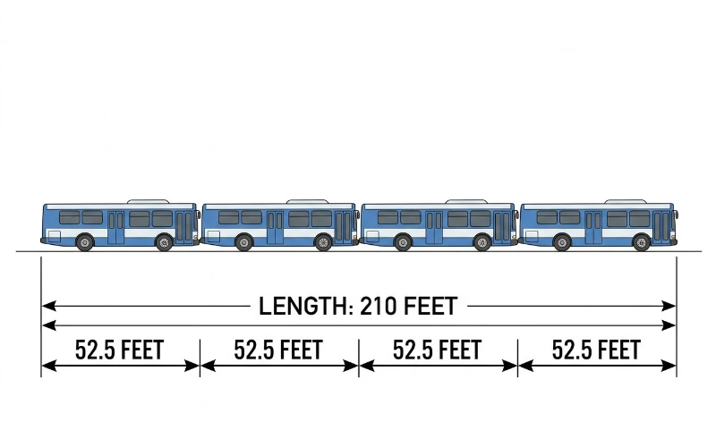 Things that are 210 Feet long