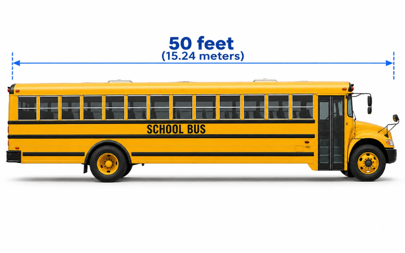 Things that are 50 feet long
