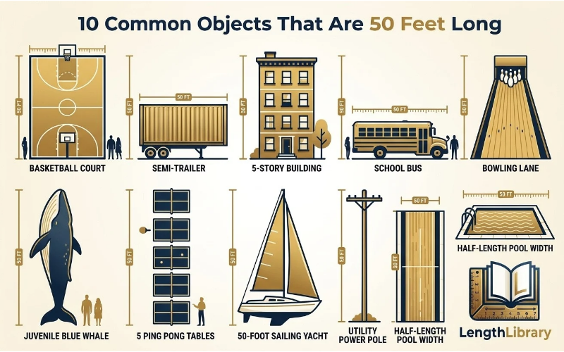 Things that are 50 feet long