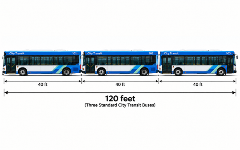 Things that are 120 feet Long