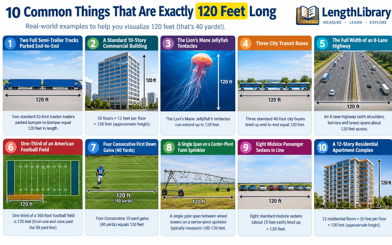 Things that are 120 feet Long