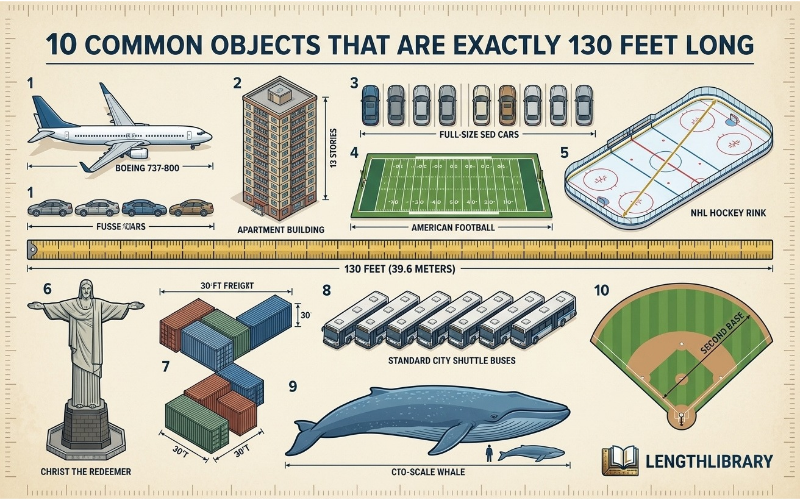 Things that are 130 feet long