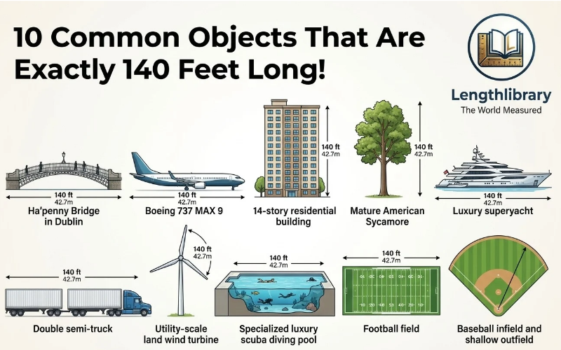 Things that are 140 feet Long
